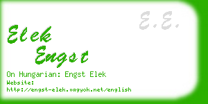 elek engst business card